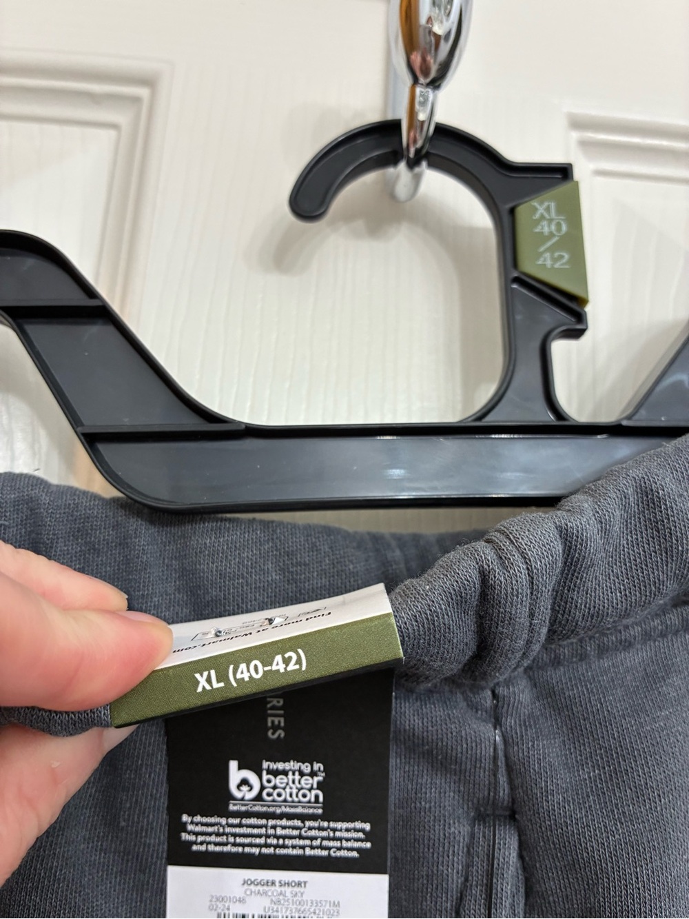 No Boundaries Charcoal Sky Jogger Shorts - Dark Grey - Picture 3 of 10
